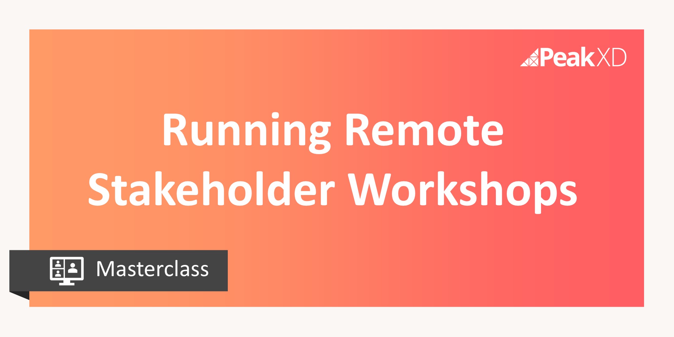 Remote stakeholder workshop tan