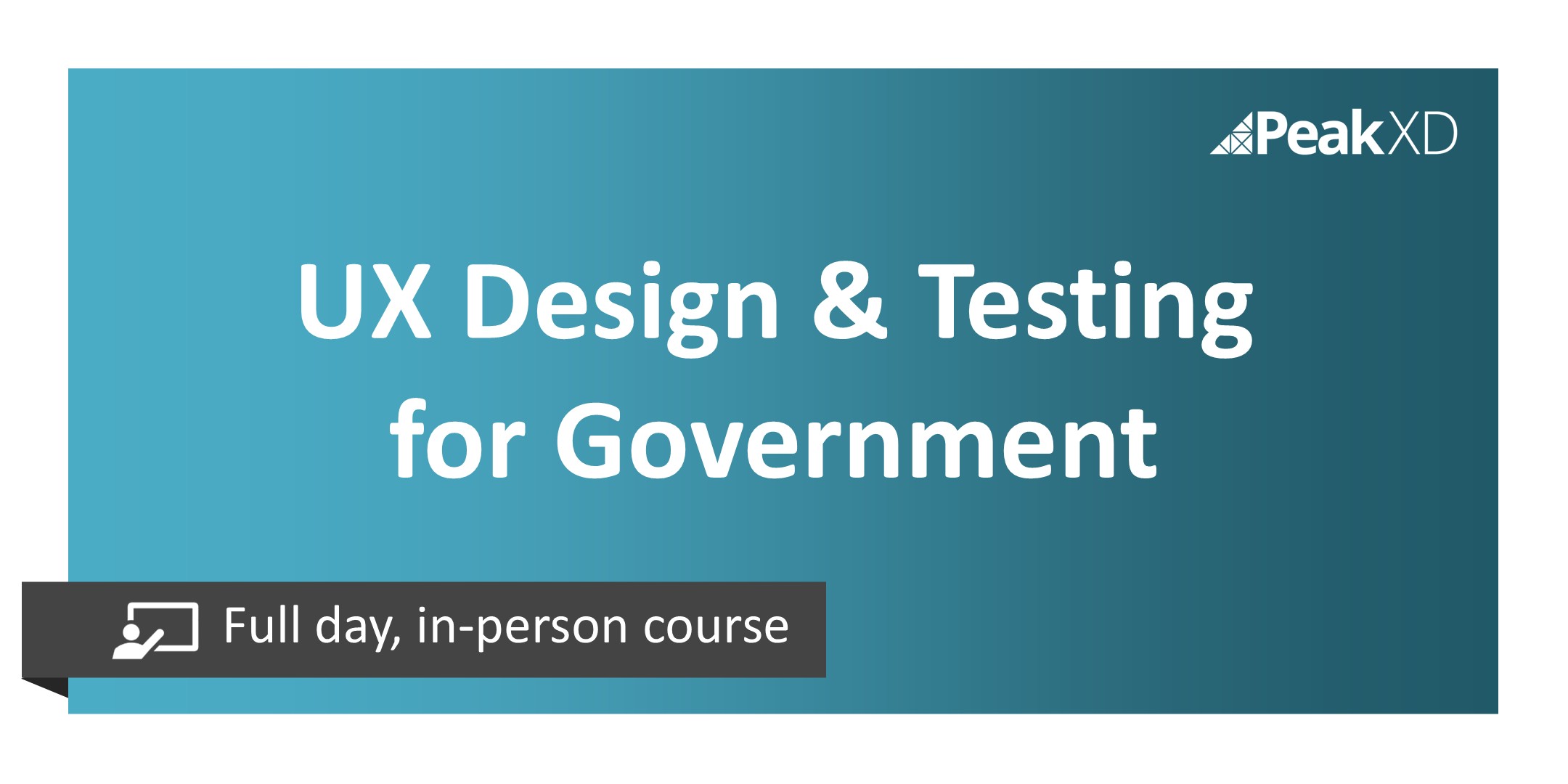 UX design and testing for government